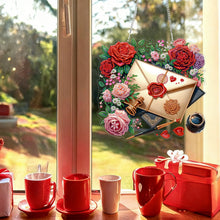 Load image into Gallery viewer, Heart Flower Window-Single Side Drill-Diamond Pendant