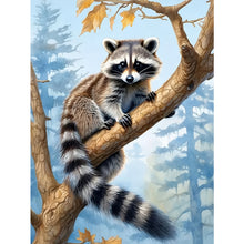 Load image into Gallery viewer, Raccoon-Full Round Diamond Painting-30x40cm
