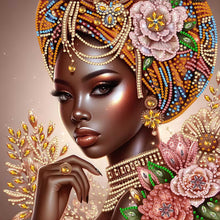 Load image into Gallery viewer, Black Beauty-Partial Special Diamond Painting-30x30cm