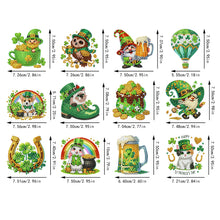 Load image into Gallery viewer, 12Pcs/Set Happy St Patricks Day-Diamond Painting Magnet Refrigerator