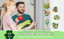 Load image into Gallery viewer, 12Pcs/Set Happy St Patricks Day-Diamond Painting Magnet Refrigerator