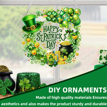 Load image into Gallery viewer, St Patricks Day Cat-Single Side Drill-Diamond Pendant