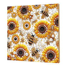 Load image into Gallery viewer, Owl-Partial Pearl Painting Kit with Frame-25x25cm