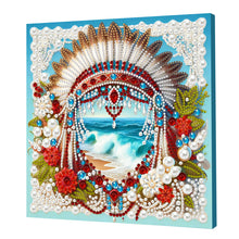 Load image into Gallery viewer, Owl-Partial Pearl Painting Kit with Frame-25x25cm