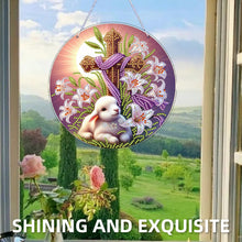 Load image into Gallery viewer, Easter Bunnya-Single Side Drill-Diamond Pendant
