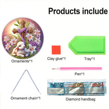 Load image into Gallery viewer, Easter Bunnya-Single Side Drill-Diamond Pendant