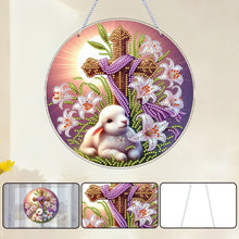 Load image into Gallery viewer, Easter Bunnya-Single Side Drill-Diamond Pendant