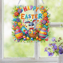Load image into Gallery viewer, Easter Bunnya-Single Side Drill-Diamond Pendant