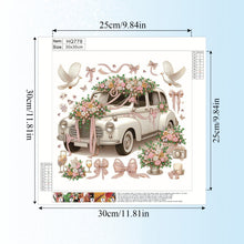Load image into Gallery viewer, White Dove Car-Partial Special Diamond Painting-30x30cm