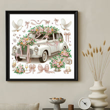 Load image into Gallery viewer, White Dove Car-Partial Special Diamond Painting-30x30cm