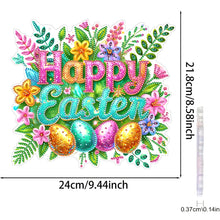 Load image into Gallery viewer, Happy Easter Wreath-Single Side Drill-Diamond Pendant