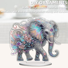 Load image into Gallery viewer, Elephant-Single Side Drill-Acrylic Diamond Desktop Ornament