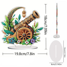 Load image into Gallery viewer, Elephant-Single Side Drill-Acrylic Diamond Desktop Ornament