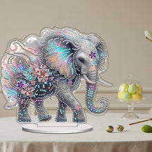Load image into Gallery viewer, Elephant-Single Side Drill-Acrylic Diamond Desktop Ornament