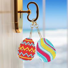 Load image into Gallery viewer, 6Pcs/Set Easter-Double Side Drill-Diamond Keychain
