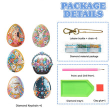 Load image into Gallery viewer, 6Pcs/Set Easter-Double Side Drill-Diamond Keychain