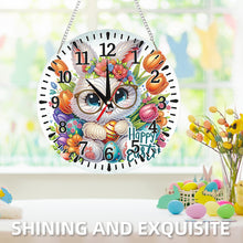 Load image into Gallery viewer, Yellow Chick-Acrylic Diamond Clock Pendant