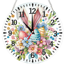 Load image into Gallery viewer, Yellow Chick-Acrylic Diamond Clock Pendant