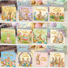 Load image into Gallery viewer, 12Pcs/Set 12Pcs/Set Easter Cross-Diamond Greeting Cards