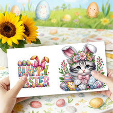 Load image into Gallery viewer, 12Pcs/Set 12Pcs/Set Easter Cross-Diamond Greeting Cards