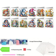 Load image into Gallery viewer, 12Pcs/Set 12Pcs/Set Easter Cross-Diamond Greeting Cards
