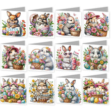 Load image into Gallery viewer, 12Pcs/Set 12Pcs/Set Easter Cross-Diamond Greeting Cards