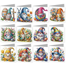 Load image into Gallery viewer, 12Pcs/Set 12Pcs/Set Easter Cross-Diamond Greeting Cards