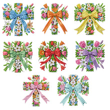 Load image into Gallery viewer, 8Pcs/Set Easter Floral Eggs-Diamond Painting Magnet Refrigerator
