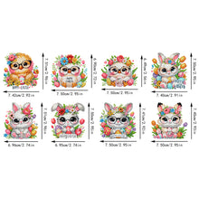 Load image into Gallery viewer, 8Pcs/Set Easter Floral Eggs-Diamond Painting Magnet Refrigerator