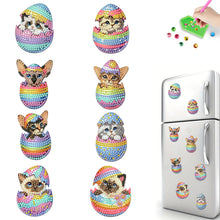 Load image into Gallery viewer, 8Pcs/Set Easter Floral Eggs-Diamond Painting Magnet Refrigerator