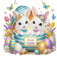 Load image into Gallery viewer, Easter Eggs-Single Side Drill-Diamond Pendant
