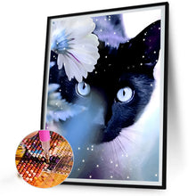 Load image into Gallery viewer, Cat-Full Round Diamond Painting-40x50cm