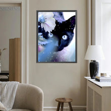 Load image into Gallery viewer, Cat-Full Round Diamond Painting-40x50cm