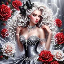 Load image into Gallery viewer, Beauty-Partial Special Diamond Painting-30x30cm