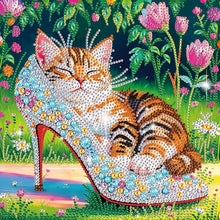 Load image into Gallery viewer, Cat-Partial Special Diamond Painting-30x30cm