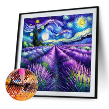 Load image into Gallery viewer, Lavender-Full Round Diamond Painting-40x40cm
