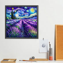 Load image into Gallery viewer, Lavender-Full Round Diamond Painting-40x40cm