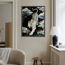 Load image into Gallery viewer, Tiger-Full Round Diamond Painting-40x50cm