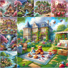 Load image into Gallery viewer, Landscape House-Partial Special Diamond Painting-30x30cm