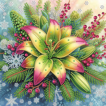 Load image into Gallery viewer, Lily Flowers-Partial Special Diamond Painting-30x30cm