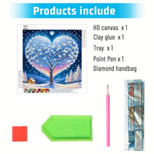 Load image into Gallery viewer, Winter Scene Tree-Partial Special Diamond Painting-30x30cm