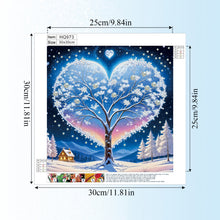 Load image into Gallery viewer, Winter Scene Tree-Partial Special Diamond Painting-30x30cm
