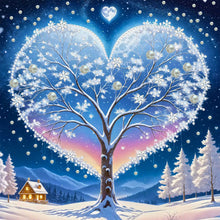Load image into Gallery viewer, Winter Scene Tree-Partial Special Diamond Painting-30x30cm