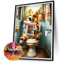 Load image into Gallery viewer, Puppy-Full Round Diamond Painting-30x40cm