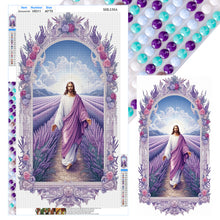 Load image into Gallery viewer, Jesus-Full Round Diamond Painting-40x70cm-Large Size