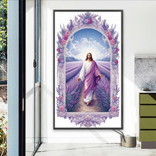 Load image into Gallery viewer, Jesus-Full Round Diamond Painting-40x70cm-Large Size