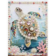 Load image into Gallery viewer, Sea Turtle-Partial Special Diamond Painting-30x40cm