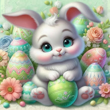 Load image into Gallery viewer, Rabbit-Full Round Diamond Painting-30x30cm