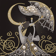 Load image into Gallery viewer, Top Hat Beauty-Partial Special Diamond Painting-30x30cm