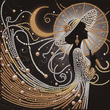 Load image into Gallery viewer, Top Hat Beauty-Partial Special Diamond Painting-30x30cm